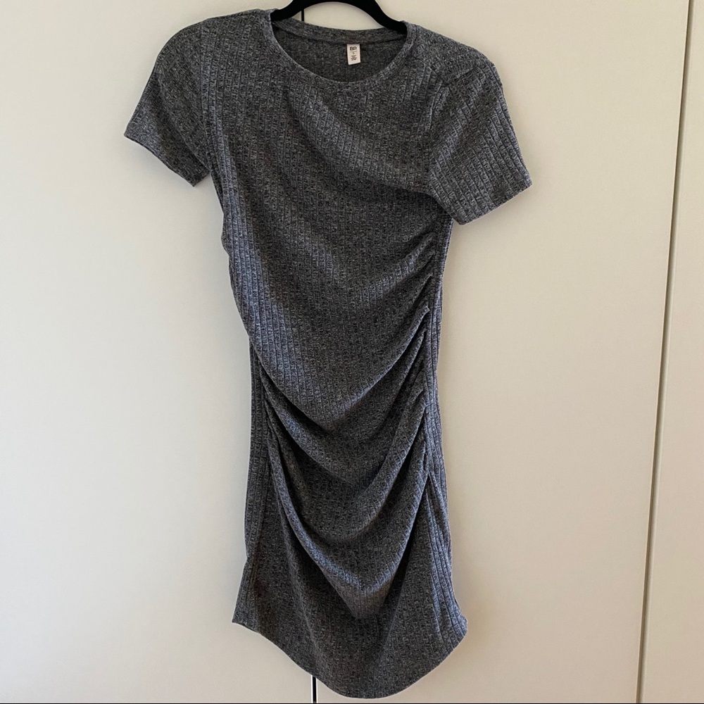 Nordstrom BP Grey Ruched Bodycon Dress
